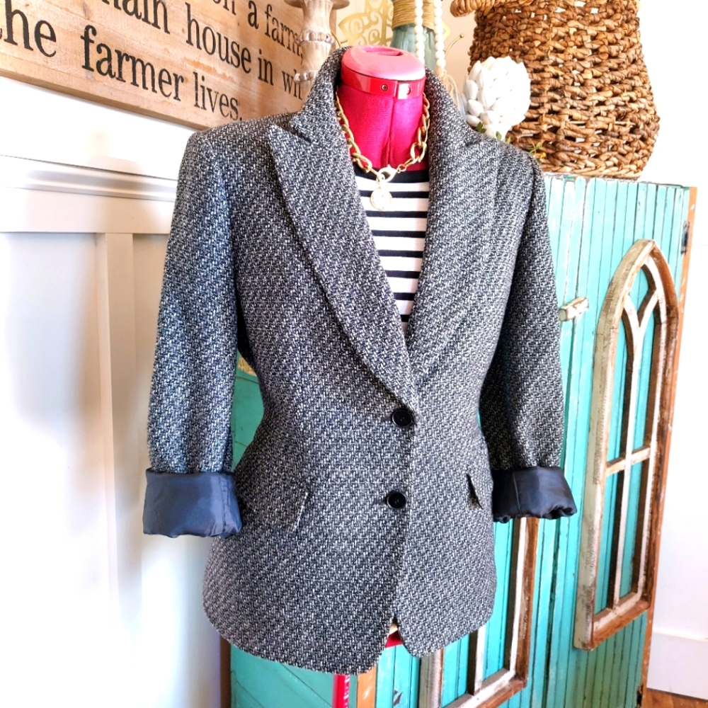 Talbots petite Wool blend Blazer 10